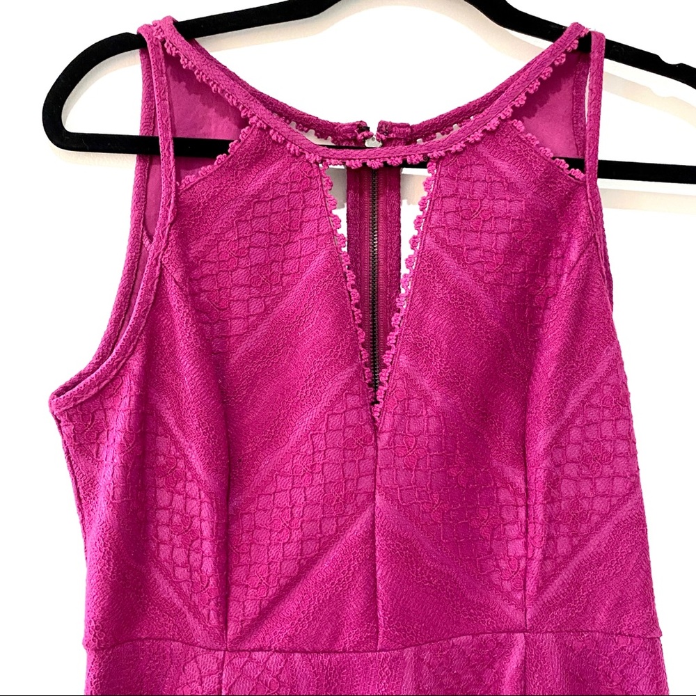 FREE PEOPLE Hot Pink Miss Connections Dress - Picture 3 of 8